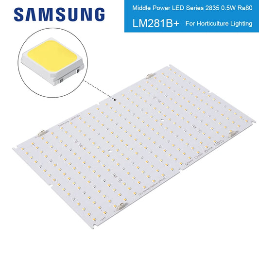 Samsung QB288 lm281b+ DIY LED Wachstumslichtplatine 3000K 3500K 5000K UV IR LED vorgebohrter Heizkörper Dimmbar 120W 240W Treiber